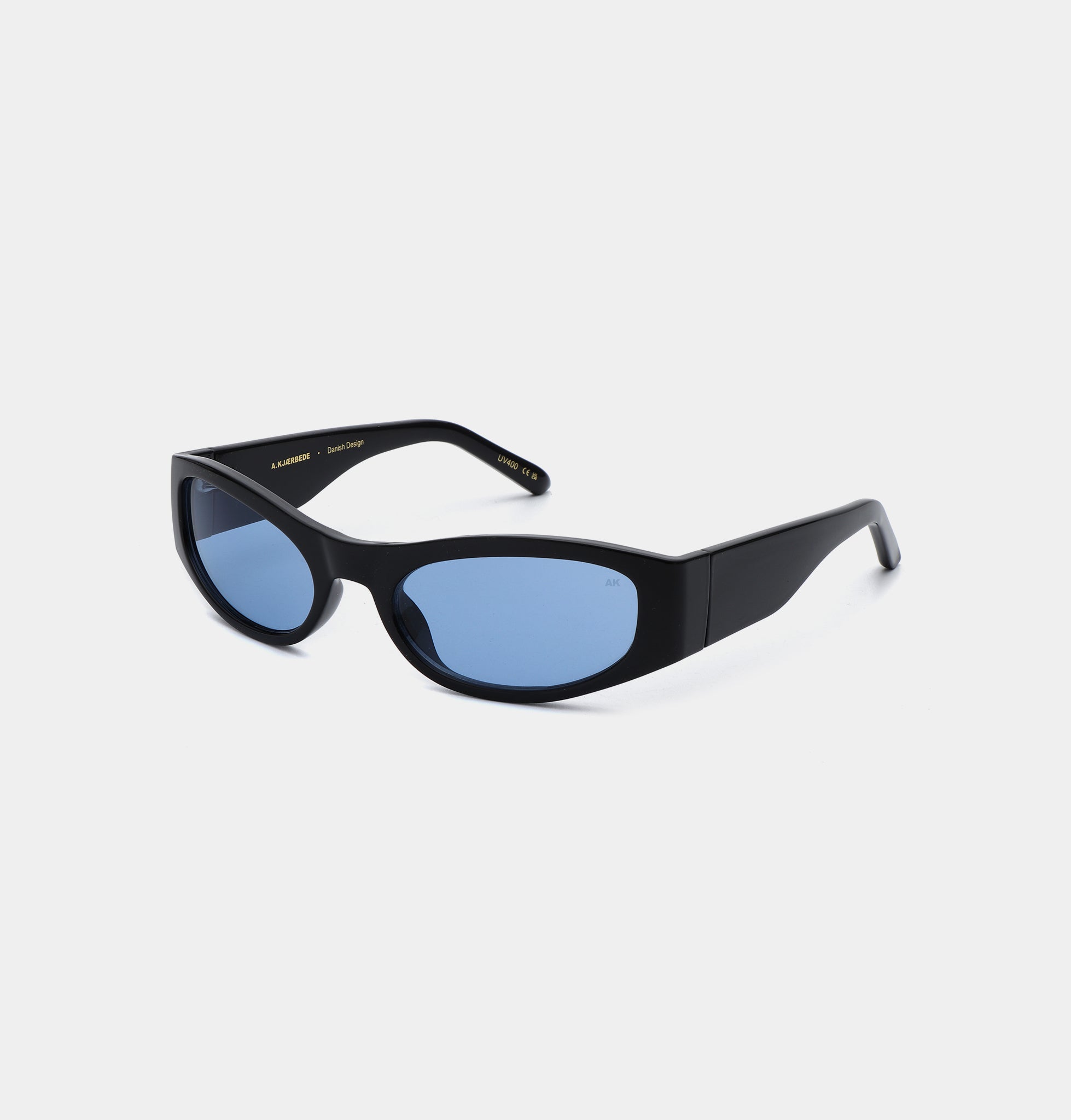 Gust - Black (Blue Lens)