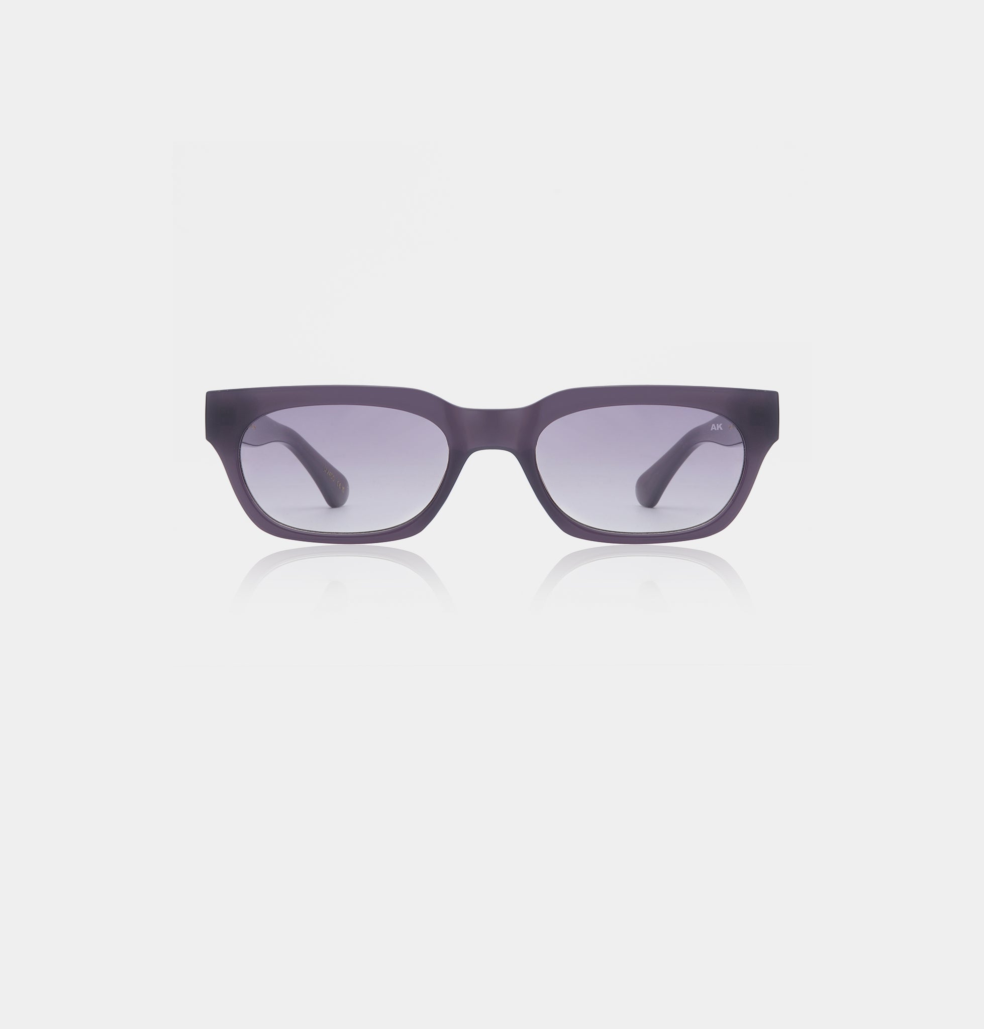 Lilla firkantet A.Kjærbede solbriller, lilla glas