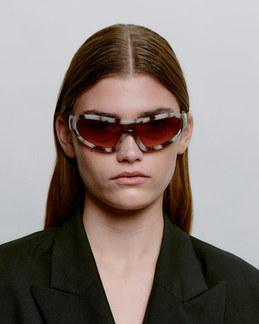 Brune sport A.Kjærbede solbriller med brune glas - dame model